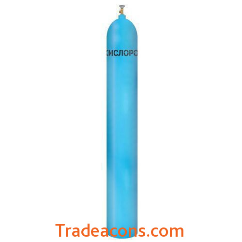 картинка кислородный баллон 40 литров от интернет магазина Трейдаконс