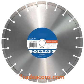 картинка алмазный диск тсс-350 универсальный (стандарт) от интернет магазина Трейдаконс