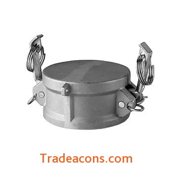 картинка камлок алюминиевый заглушка (крышка для камлоков) dc-400 4" (100 мм) от интернет магазина Трейдаконс