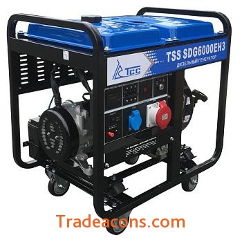 картинка дизельный генератор tss sdg 6500eh3 от интернет магазина Трейдаконс
