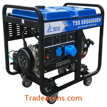 картинка дизельный генератор tss sdg 6500eh от интернет магазина Трейдаконс