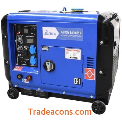 картинка дизельный сварочный генератор tss dgw 5.0/200es-r от интернет магазина Трейдаконс