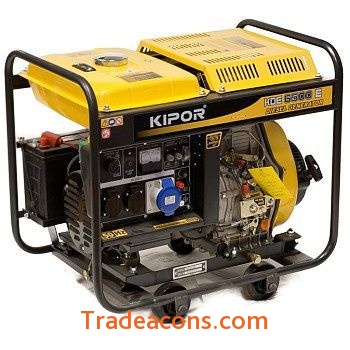 картинка дизельный генератор kipor kde6500e от интернет магазина Трейдаконс