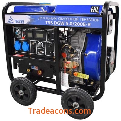картинка дизельный сварочный генератор tss dgw 5.0/200e-r от интернет магазина Трейдаконс